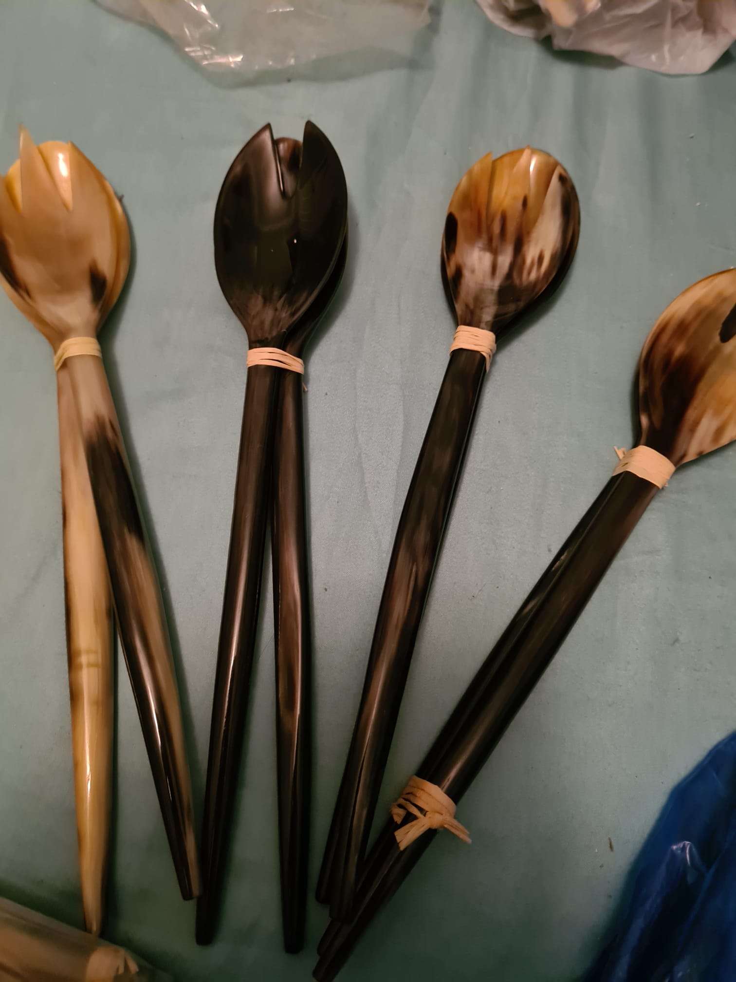 Cuillère en corne de zébu