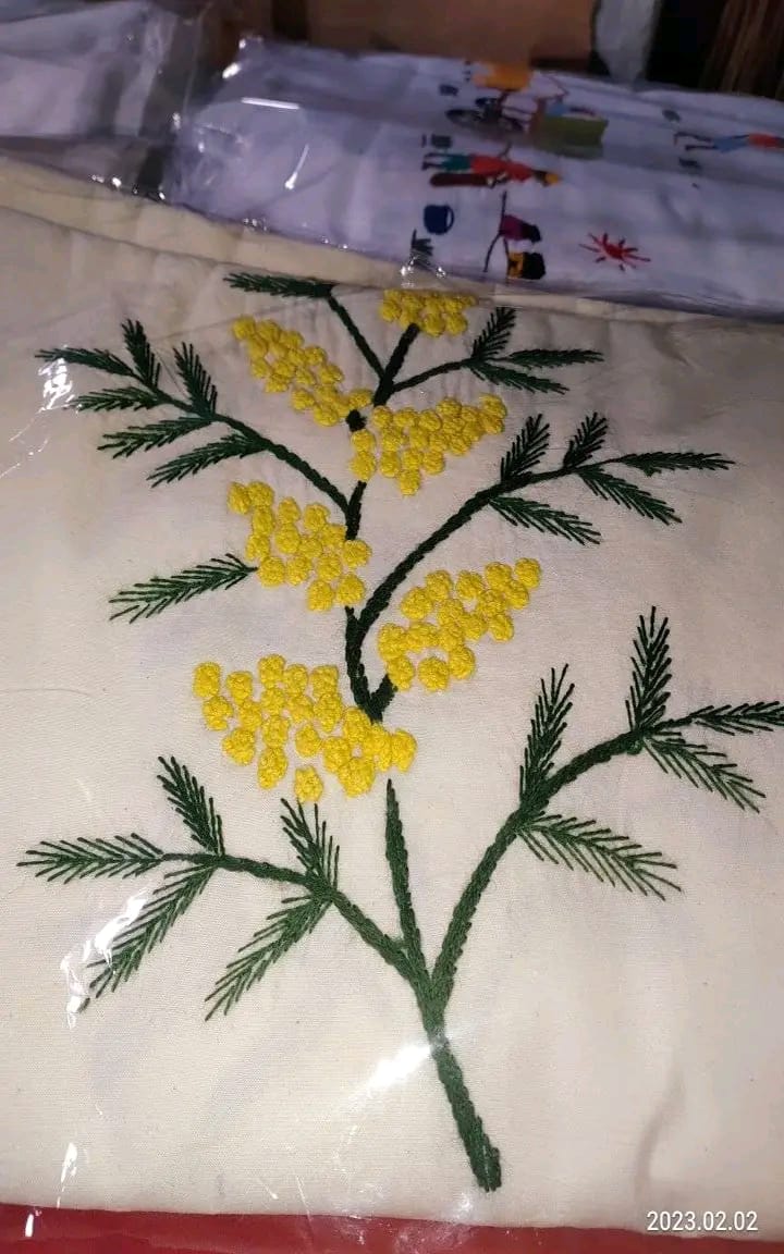 Robe avec smocks sur commande